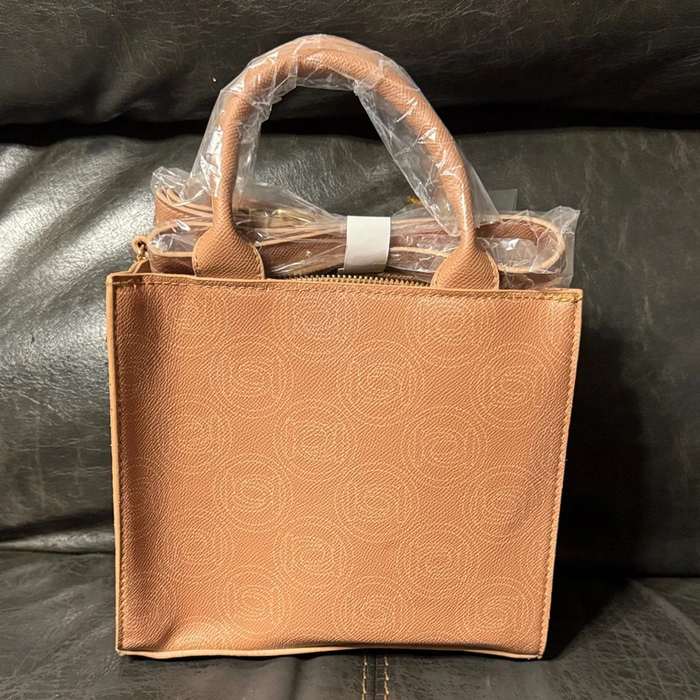 Bebe Pink and Tan Tote Bag - Picture 2 of 4